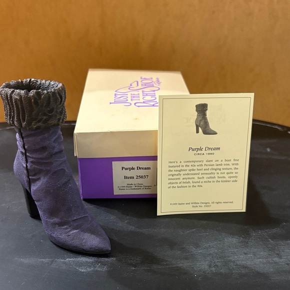 Just The Right Shoe Shoes - Just The Right Shoe Purple Ankle Boots